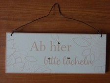 Deko schild spruch gebraucht kaufen  Guben