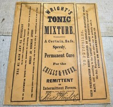 Antique wright tonic for sale  Elkton