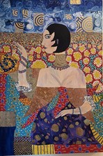 Abstract klimt style for sale  Liverpool