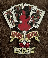Hard Rock Hotel & Casino Las Vegas garota vermelha quente nua segurando 4 reis LE comprar usado  Enviando para Brazil