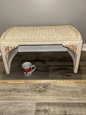 Vtg white wicker for sale  Lake Geneva