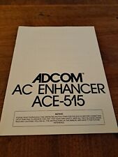 Adcom enhancer ace for sale  Camano Island