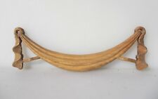Suporte para móveis de madeira esculpida madeira de pinho cortinas estilo Adão moderno arco de fita 12"W comprar usado  Enviando para Brazil