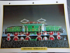 Crocodile marklin fiche d'occasion  Décines-Charpieu
