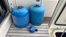 Two empty campinggaz for sale  BRIXHAM