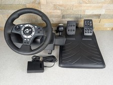 Logitech Driving Force Pro E-UJ11 Wheel And Pedals W/ Games PC PS2 PS2 TESTED, używany na sprzedaż  Wysyłka do Poland
