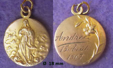 Baptism medal gold d'occasion  Expédié en Belgium