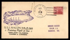 Capa naval Mayfairstamps USS Macon 1934 voo de treinamento no mar aar_93711 comprar usado  Enviando para Brazil