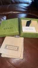 Mens silver gucci for sale  LEICESTER
