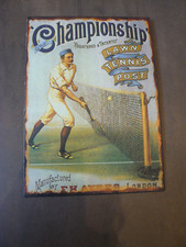 Blechschild tennis historisch gebraucht kaufen  Appenweier