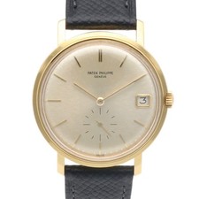 Relógios PATEK PHILIPPE Calatrava ouro amarelo 3445 K18 revisados usados comprar usado  Enviando para Brazil