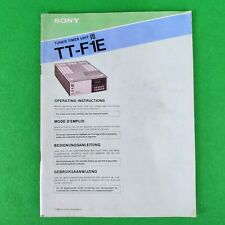 Manuale originale sony usato  Crespellano