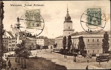 Ak Warszawa Warszawa Polska, Zamek Krolewski - 10978308 na sprzedaż  Wysyłka do Poland