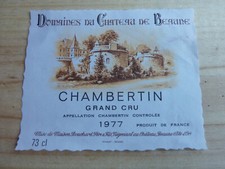 Wine label chambertin d'occasion  Expédié en Belgium
