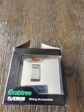 Crabtree platinum chrome for sale  MANCHESTER