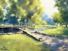 Riginales gemälde aquarell gebraucht kaufen  Berlin