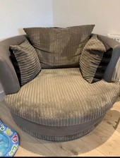 Dfs grey swivel for sale  WALTHAM CROSS