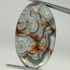 Cabochão oval 15,90 cts natural louco renda ágata fornecimento pingente 16X27X4 mm comprar usado  Enviando para Brazil