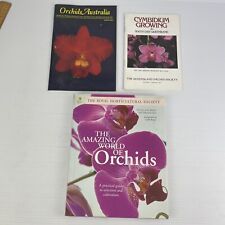 Pacote com 3 livros de orquídeas mundo incrível prático GUIA RITTERSHAUSEN Cymbidium SEQ comprar usado  Enviando para Brazil