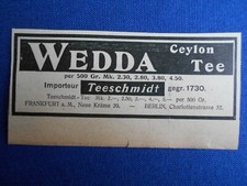 Werbung wedda ceylon gebraucht kaufen  Weinböhla