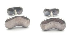 Bean cufflinks sterling for sale  BEXHILL-ON-SEA