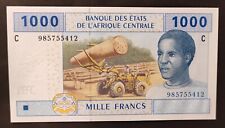 Tchad billet 1000 d'occasion  Ogeu-les-Bains