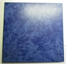 Villeroy Boch Alemanha 2003 redemoinhos de cetim azul escuro 1 piso azulejo 11-3/4" porcelana comprar usado  Enviando para Brazil
