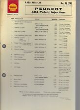 Shell lubrication chart for sale  PULBOROUGH