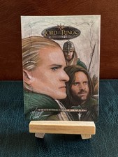 MUITO RARO CARTÃO ESBOÇO ORIGINAL TOPPS SENHOR DOS ANÉIS LEGOLAS ARAGORN 1/1 comprar usado  Enviando para Brazil