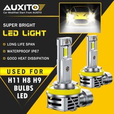 2X Kit de Farol LED AUXITO H11 H8 Lâmpada de Feixe Baixo Canbus Super Brilhante 6500K M6S E comprar usado  Enviando para Brazil