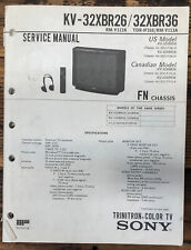 Manual de serviço de TV Sony KV-32XBR26 -32XBR36 *Original* comprar usado  Enviando para Brazil