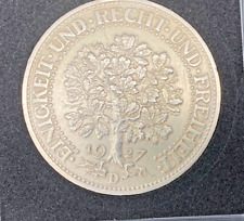 Reichsmark 1927 eichenbaum gebraucht kaufen  Hamburg