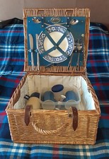 Wicker picnic basket for sale  BLACKBURN