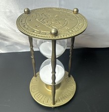 Vintage brass hourglass for sale  Hayward