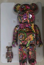 Usado, Medicom Toy BE@RBRICK Bearbrick 100% + 400% Psychedelic Paisley  27cm / 7cm OVP comprar usado  Enviando para Brazil