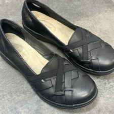 Mocassim Clarks Cheyn Creek feminino 6 liso couro preto comprar usado  Enviando para Brazil