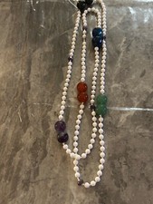 Collana lunga artigianale usato  Catania