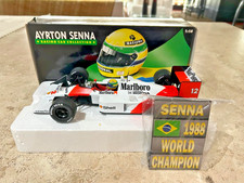 Minichamps F1 1:18 A.Senna McLaren Honda MP4/4 World Champion 1988, muito raro! comprar usado  Enviando para Brazil
