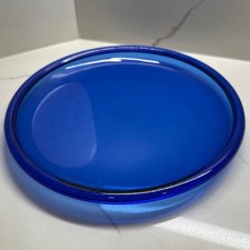 Placa de vidro Arcoroc Buffet azul cobalto feita pela empresa francesa Arc International  comprar usado  Enviando para Brazil