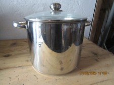 Faitout inox couvercle d'occasion  Serrières-de-Briord