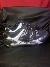 Sapatos de bicicleta Venzo MX três alças ciclismo preto e branco, masculino tamanho 10.5 comprar usado  Enviando para Brazil