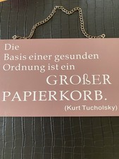 Sprüche schild gebraucht gebraucht kaufen  Altenglan-Umland