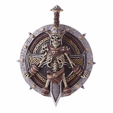Fantasia masculina guerreiro medieval viking mestre senhor combate 18" escudo e espada comprar usado  Enviando para Brazil