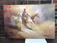 Running horses oil for sale  Howard Beach