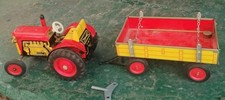 TRACTEUR ZETOR AVEC SA REMORQUE : clef , fonctionne parfaitement na sprzedaż  Wysyłka do Poland