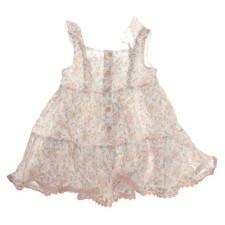 Shabby chic, sukienka bluzkowa, rozmiar: 92, biały/wielokolorowy, bawełna/poliester #ng9 na sprzedaż  PL