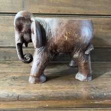 Vintage wood elephant for sale  Maidens
