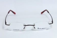 Gafas BRENDEL 8669 Col. 12 Original Vintage Marco Sin Montura Titanio Borgoña segunda mano  Embacar hacia Mexico