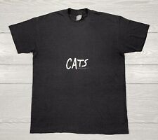 Camisa musical Broadway vintage 1981 CATS tamanho G anos 80 toque de ouro comprar usado  Enviando para Brazil