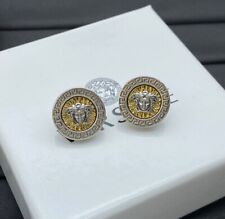 Versace medusa earrings for sale  ROMFORD